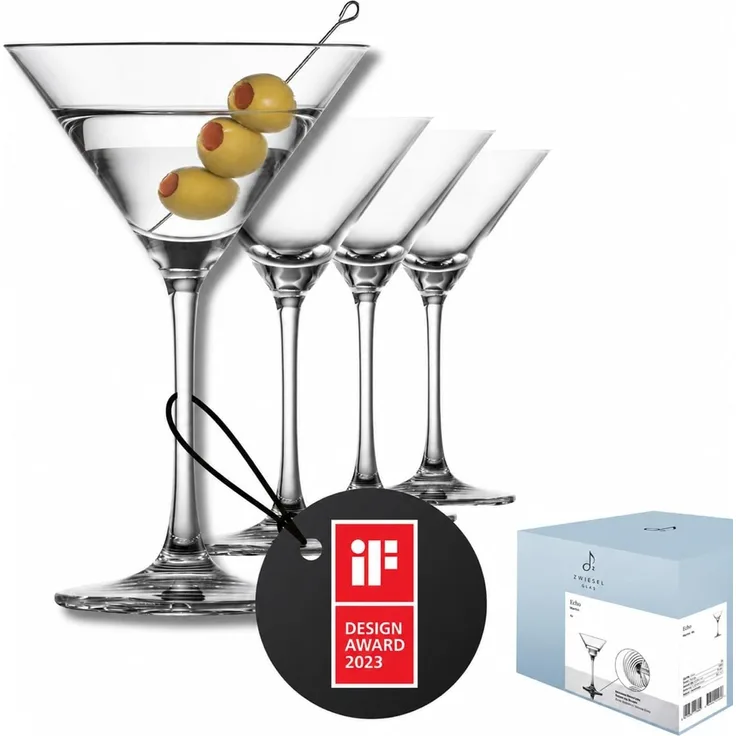 Zwiesel Glas ECHO Martiniglas 166 ml 4er Set