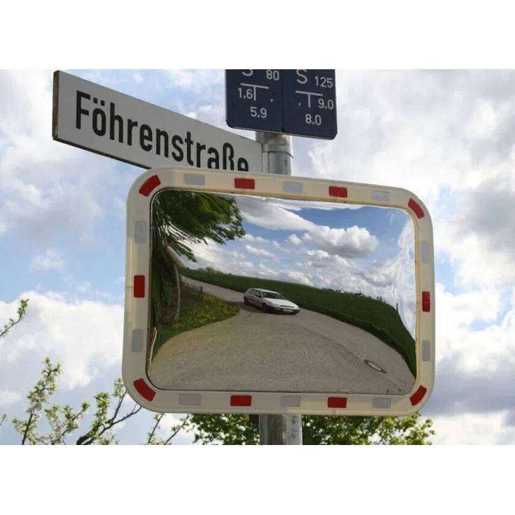 BruKa Spiegel Verkehrsspiegel TOP VIEW Sicherheitsspiegel Spiegel Ausfahrt