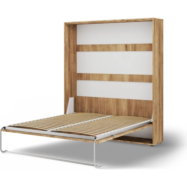 Wandklappbett Schrankbett GRITT 160x200 cm Farbe Artisan ohne Matratze – Bild 4
