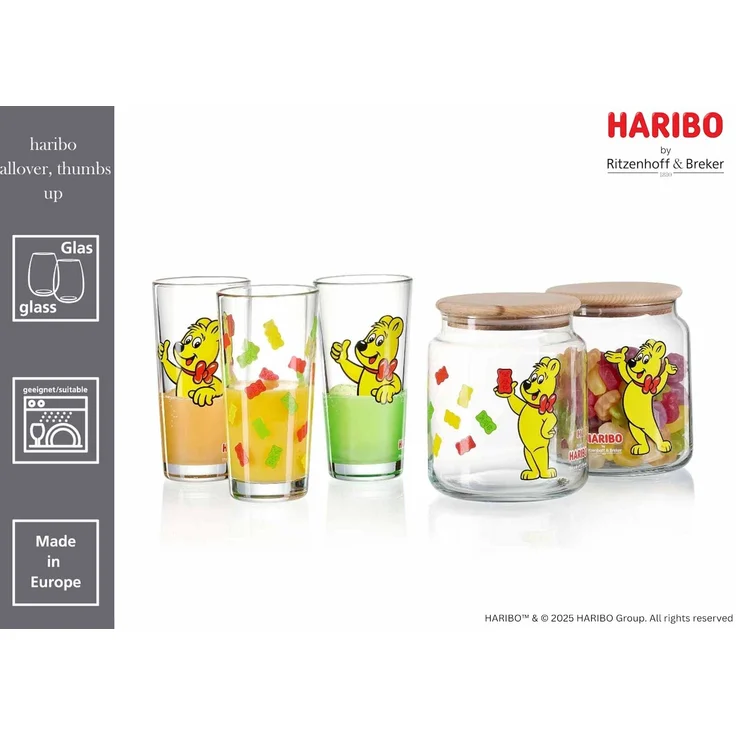 Ritzenhoff & Breker Haribo Trinkgläser-Set 6-teilig – Bild 4
