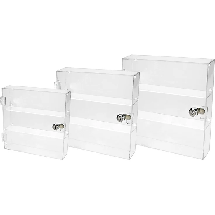 Safe-Album Vitrine Acryl Vitrine Schaukasten 3 Fächer für Modell-Autos 1:43 und 1:87 – Bild 2