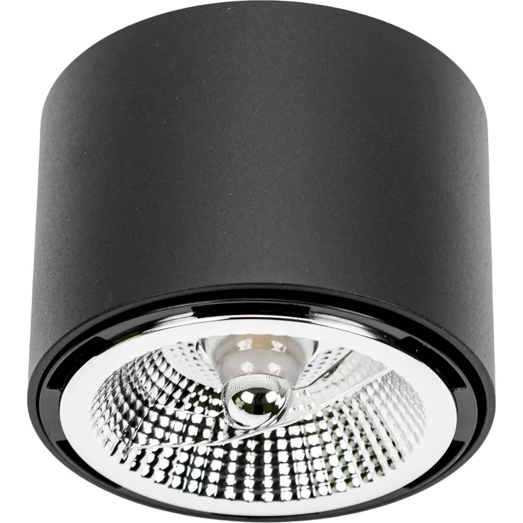 Deckenspots schwarz D-120mm AR111 GU10 IP20 rund