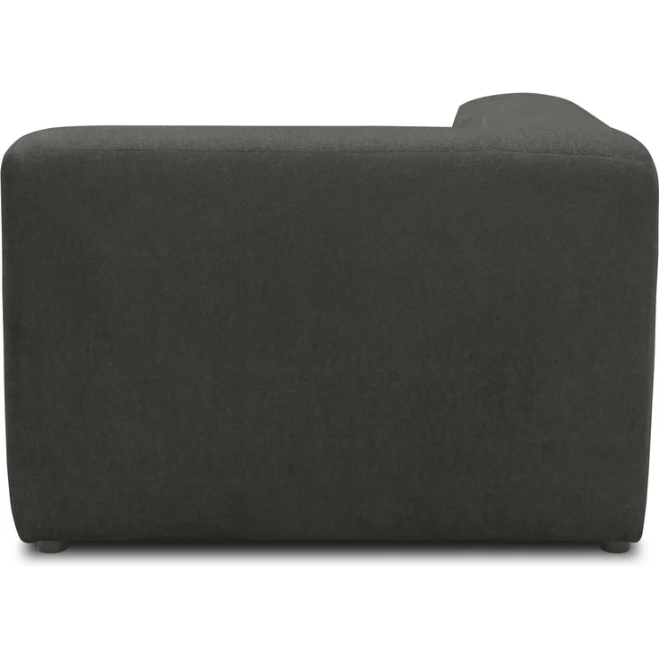DOMO. collection Ecksessel 800013, Sessel, quadratisch mit gepolsterte Rückenlehne, Modul-Element, Sofa, Polsterecke, Eckcouch, Polstergarnitur 108 x 108 x 69 (BxTxH), grau – Bild 3