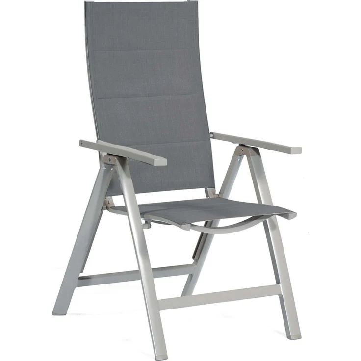 Sunny Smart Concept Klappsessel silber / schwarz-silber – Bild 1