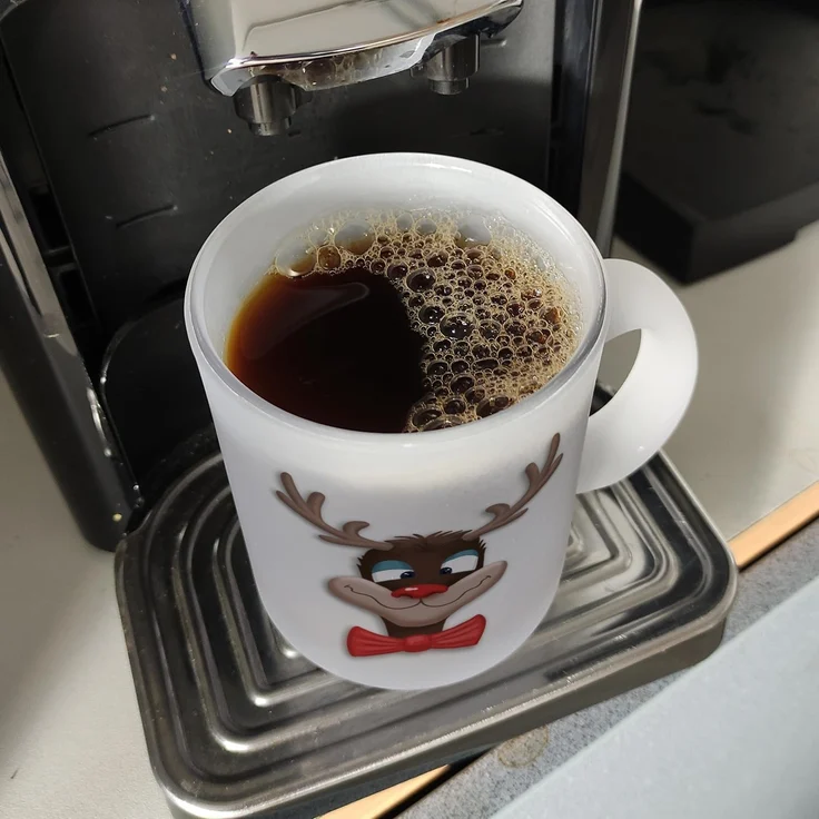 speecheese Tasse Glühweintasse mit betrunkenem Rentier und lustigem Spruch – Bild 7