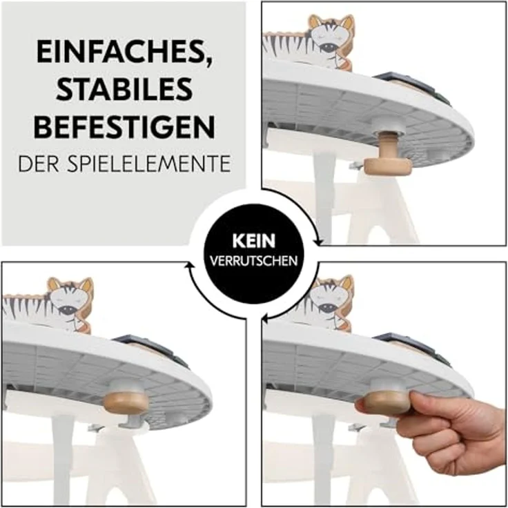 Hauck Arketa Play Tray White Spielbrett Motorikspielzeug – Bild 5