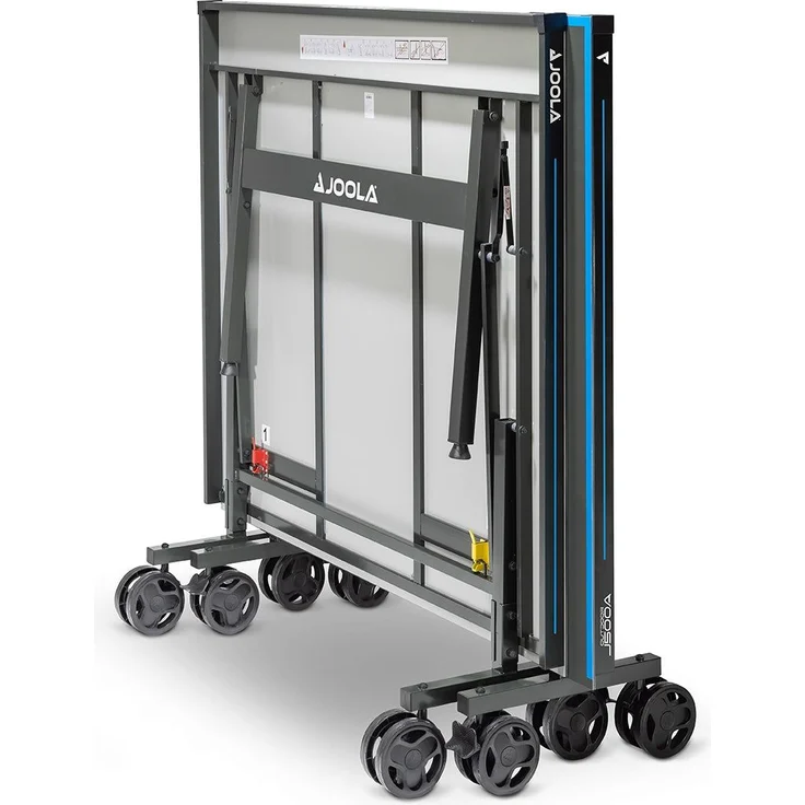 JOOLA Tischtennisplatte ALUMINIUM PRO inkl. Abdeckhülle, Outdoor Tischtennisplatte wetterfest, 6 mm Aluminium-Kunststoffverbundoberfläche - Einklappbares Untergestell, inklusive Tischtennisnetz – Bild 6