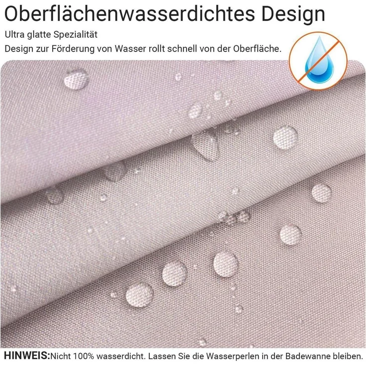 Duschvorhang Gelbe Ente Duschvorhang 240x200cm, Wasserabweisend, Antischimmel – Bild 2