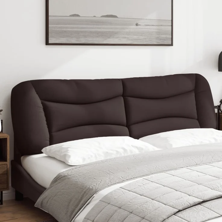 vidaXL Kopfteil-Kissen Dunkelbraun 180 cm Stoff – Bild 5