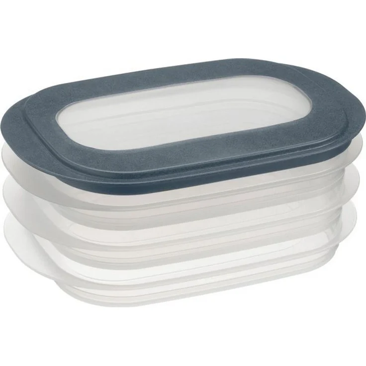 Sunware Aufschnittsdose Sigma Home 3er transparent/blau – Bild 2