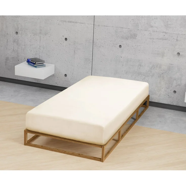 biberna Feinjersey-Spannbetttuch 0077144, natur, 1x 60x120 cm - 70x140 cm – Bild 3