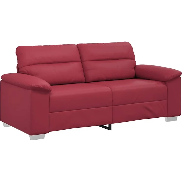 vidaXL 2-Sitzer-Sofa Weinrot 180x81x84 cm Kunstleder 4105341 – Bild 1