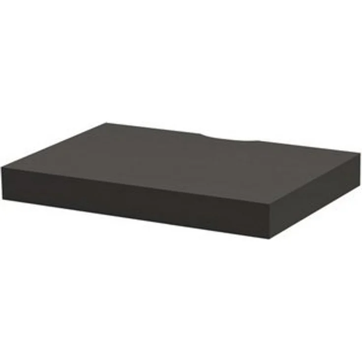 Dolle Wandregal Bigboard Media 44,5 x 30 cm 50 mm schwarz – Bild 1