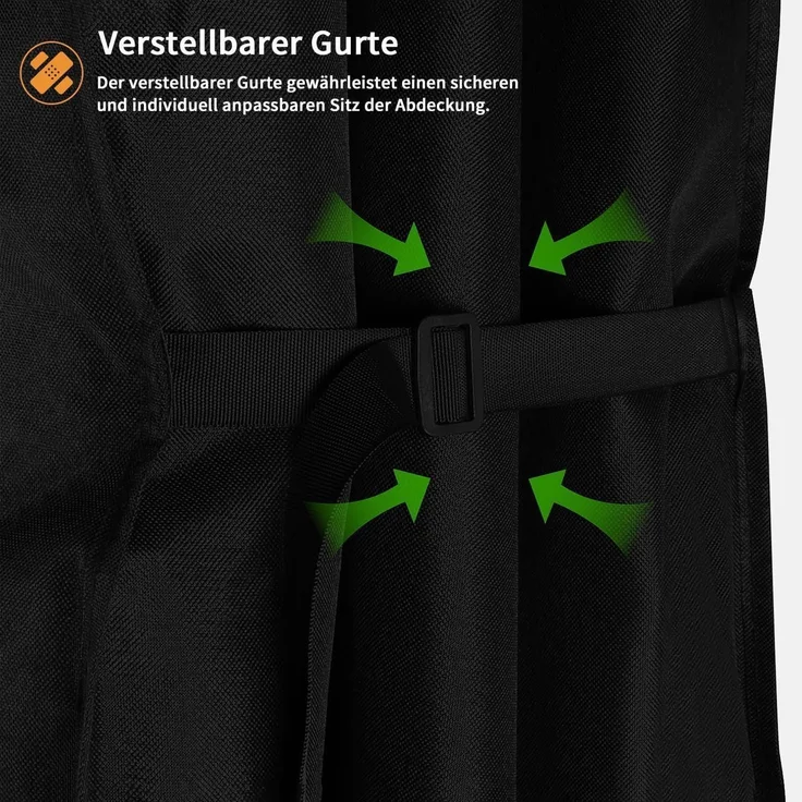 Dokon Wetterschutzhülle für Enders Terrassenheizer 600D Oxford Schwarz – Bild 6