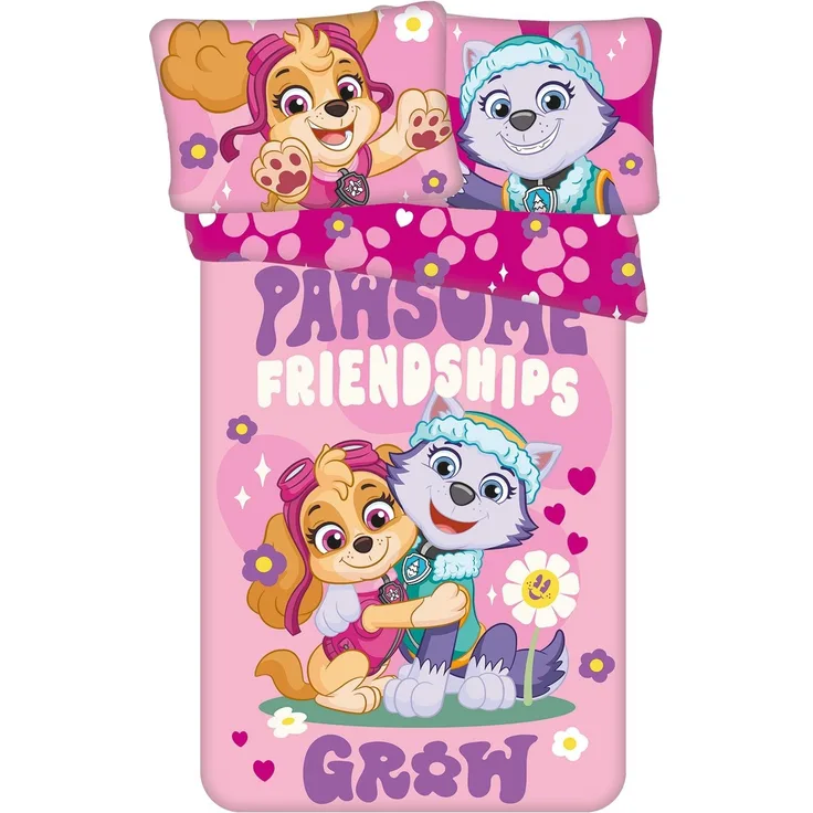 Paw Patrol Bettwäsche für Kleinkinder 100x135 cm 40x60 cm Baumwolle