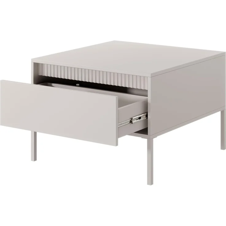 Selsey 'Falsetto' Couchtisch mit Schublade, beige, ca. 48 x 68 x 68 cm – Bild 5