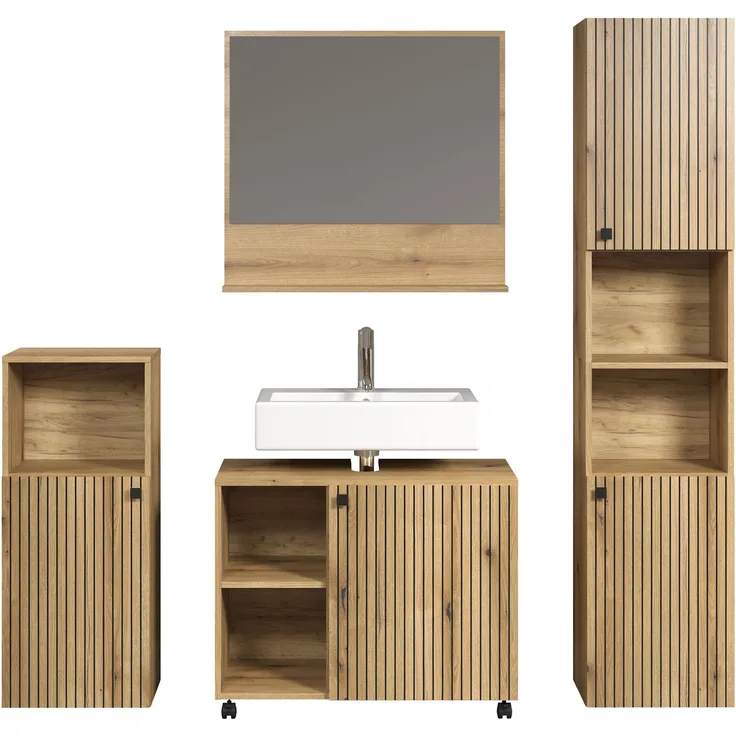 Badmöbel Set Bliss in Evoke Eiche 180 cm