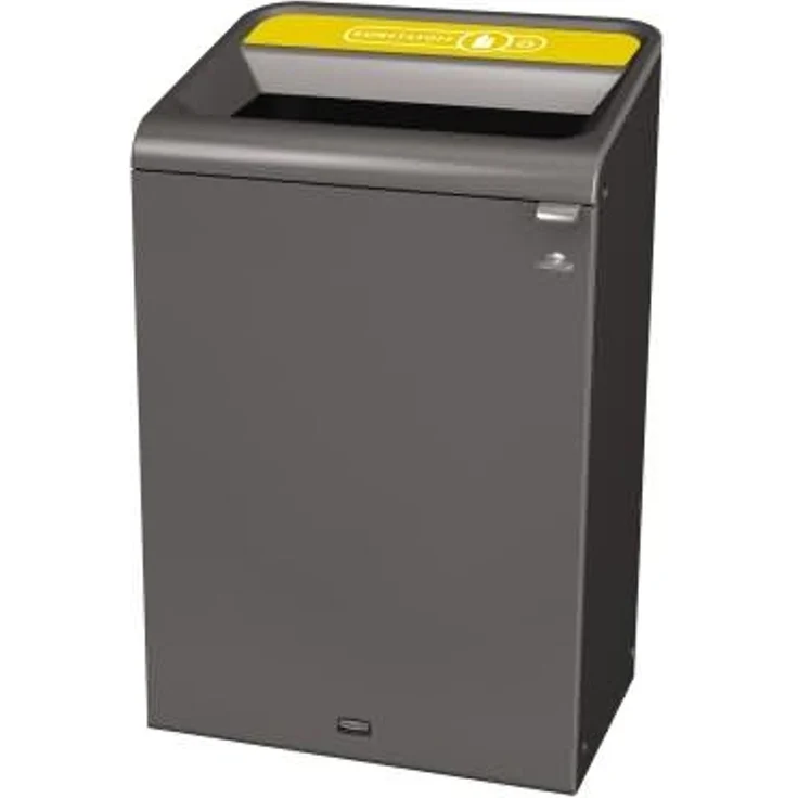 Rubbermaid Recyclingstation 2154776 125l Behältereinheit Kunststoff ge – Bild 1