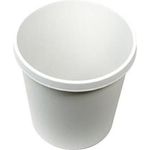 Helit Papierkorb rund 18l grau