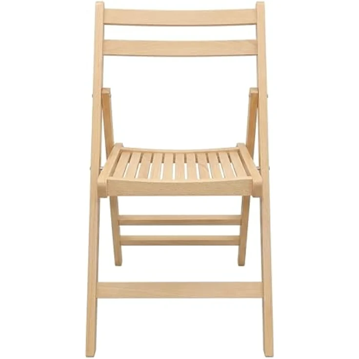 Spetebo Klappstuhl Klassischer Klappstuhl aus Holz belastbar bis 100 kg (79 x 59 cm, 1 St), Küchen Beistell Stuhl klappbar – Bild 6
