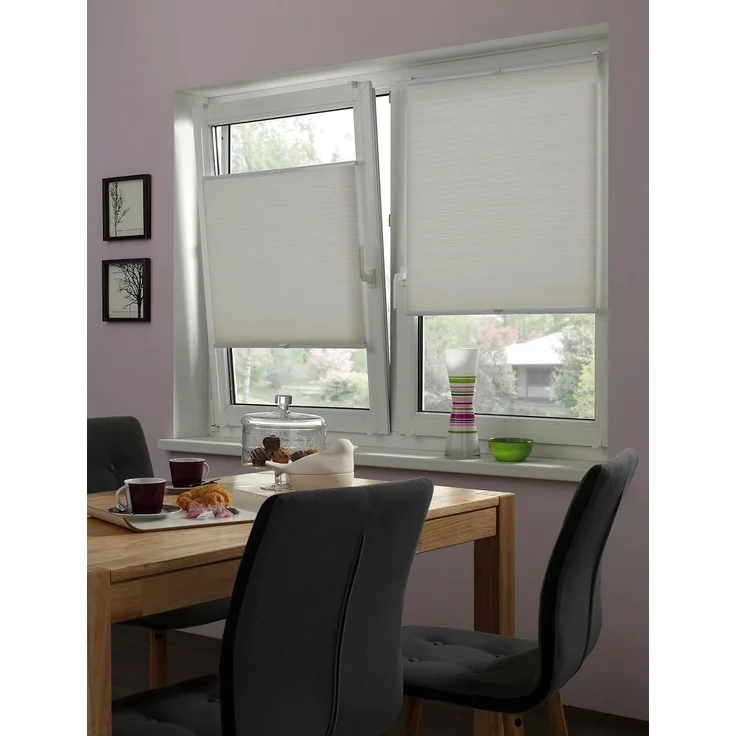 Gardinia Waben-Verdunklungsplissee weiß Concept – Bild 2