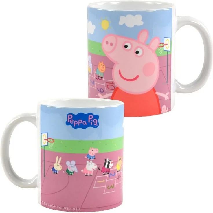 United Labels® Tasse Peppa Wutz - Sportplatz - Mug, Keramik