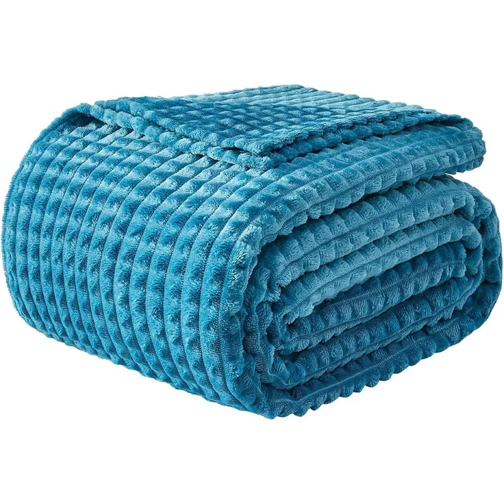 Kuscheldecke Fleecedecke Couchdecke 150x200cm 02-türkis 150 x 200cm