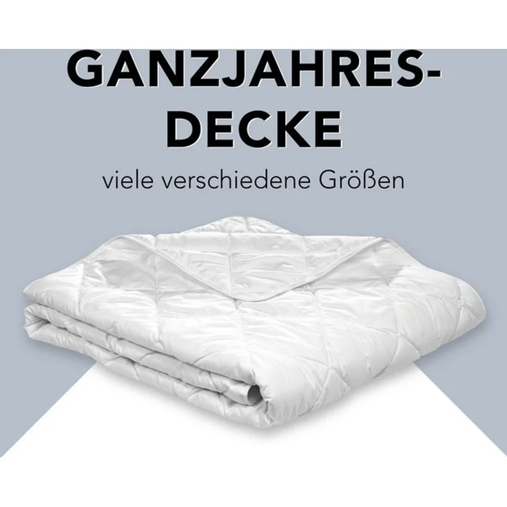 XDREAM Microfaserbettdecke Pure, Bettdecke - 4-Jahreszeiten, Ganzjahres, Winter & Sommer, Füllung: Hohlfaser-Polyesterfüllung, Bezug: Polyester, allergikerfreundlich, atmungsaktiv, temperaturausgleichend, 135x200 cm – Bild 4