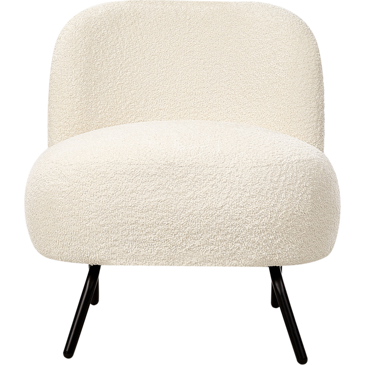 Sessel KUMLA Bouclé Cremeweiß – Bild 5