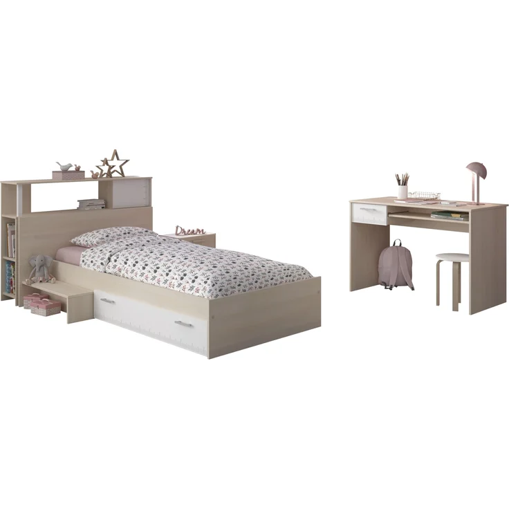 Jugendzimmer-Set >Charly 11< in Akazie / Weiss – Bild 5