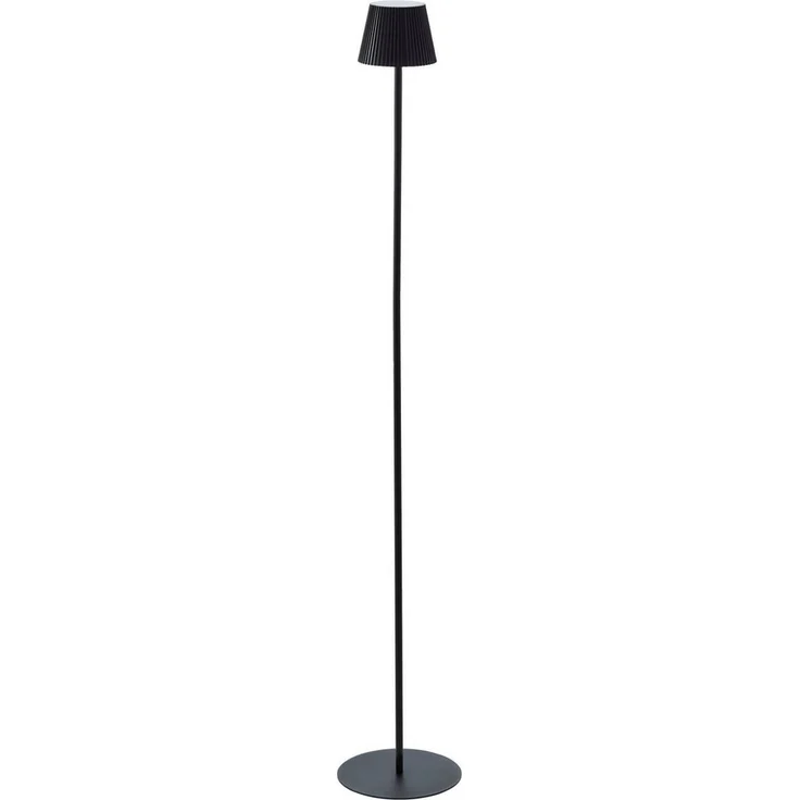 Brilliant LED Außen-Stehlampe Macobo, mehrere Helligkeitsstufen, LED fest integriert, Warmweiß, LED Akku-Leuchte, 125 cm, 340 lm, 3000 K, Touchdimmer, schwarz matt – Bild 1