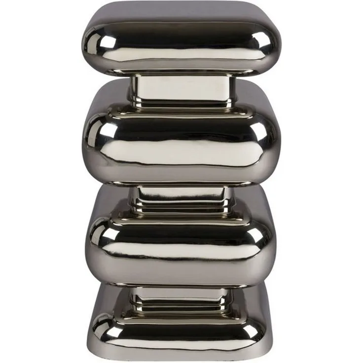 Dutchbone Beistelltisch Retro Hocker Couchtisch Stubby 70's Metall