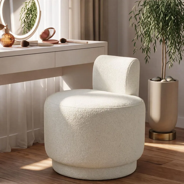 Hanah Home 'Guess - Off White' Ohrensessel, Cremefarben, 51 x 63 x 63 cm