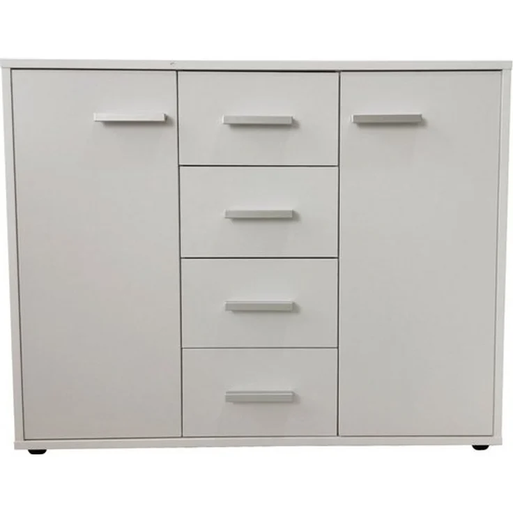 HTI-Living Sideboard Sideboard Nina mit 4 Schubladen Weiß (Stück, 1 St, 1 Sideboard), Anrichte Kommode Schrank – Bild 4