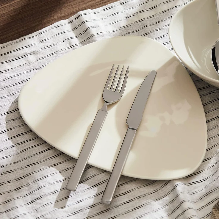 Alessi 6 Stück Dessertgabel Dry – Bild 4