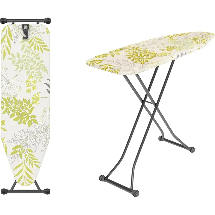 hausleben Bügelbrett Bügeltisch, Bügelpress Ironing Board, Bügelbrett klappbar, Robuste und rutschfeste Beine, höhenverstellbar