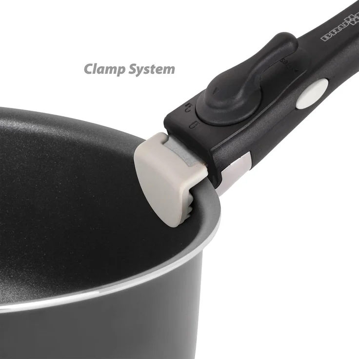 BRUNNER Topf-Set Camping Koch Geschirr Set Flavor 7+1, 20 cm Outdoor Küche Topf Pfanne Alu – Bild 4