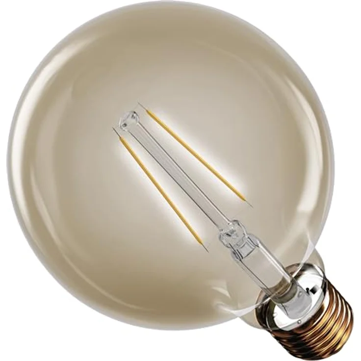 EMOS LED Lampe Vintage Edison Typ G95, 4,5W E27, amber, 420 lm, warmweiß 2200 K, 25.000 Stunden Lebensdauer, CRI min. 80, 320° Abstrahlwinkel – Bild 4