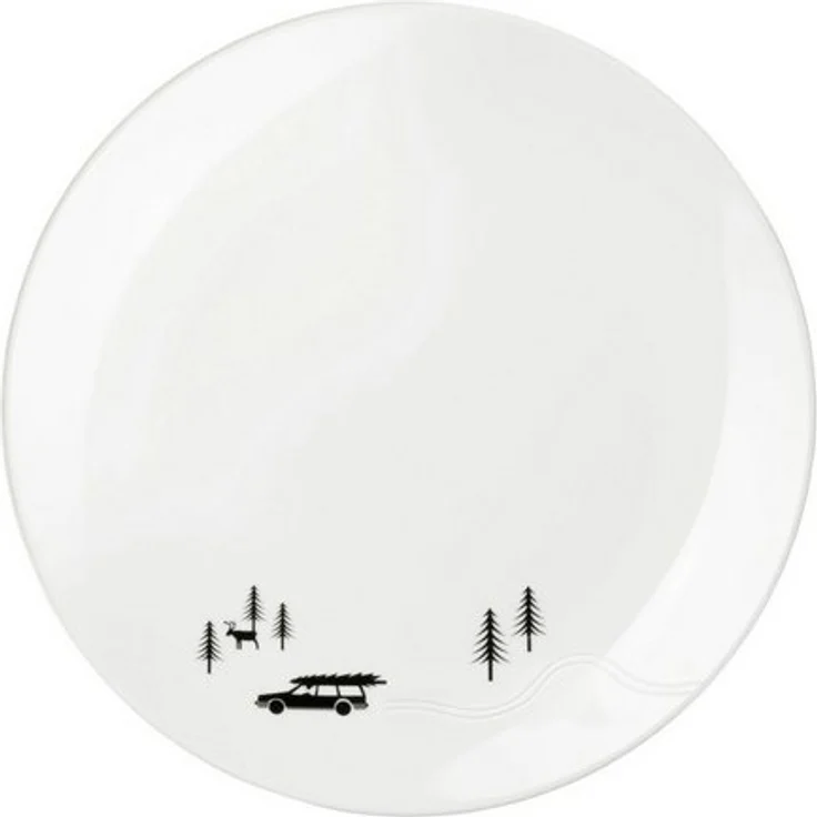 ASA Selection Dessertteller, Skidding Xmas Snow Tracks, L. 205mm, B. 205mm, H. 22mm – Bild 4