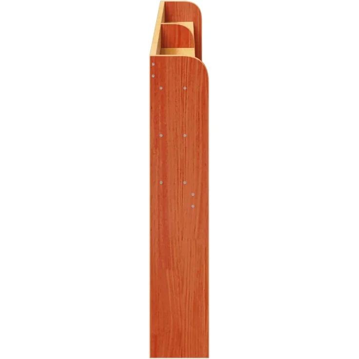 vidaXL Kopfteil mit Ablagen Wachsbraun 180 cm Massivholz Kiefer 850943 – Bild 4