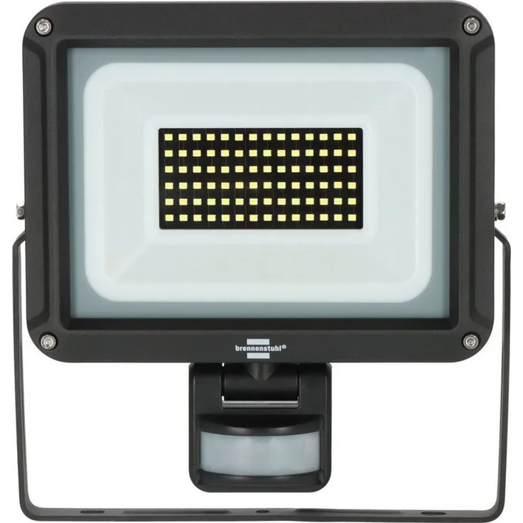 Brennenstuhl LED Strahler JARO 7060 P (LED Wandstrahler für außen IP65, 50W, 5800lm, 6500K, mit Bewegungsmelder und Dämmerungssensor)
