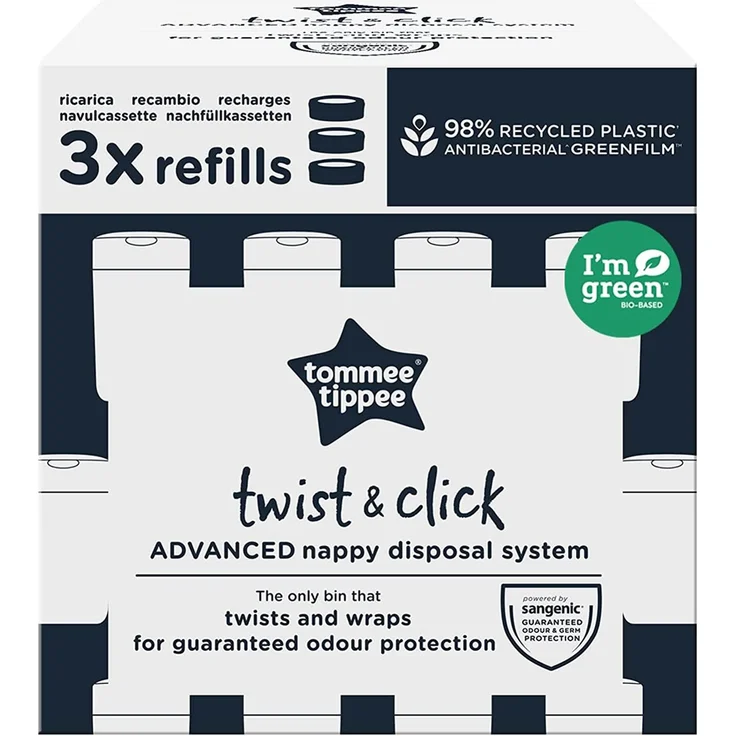 Ersatzteile Tommee Tippee Twist and Click 3 Stück – Bild 2