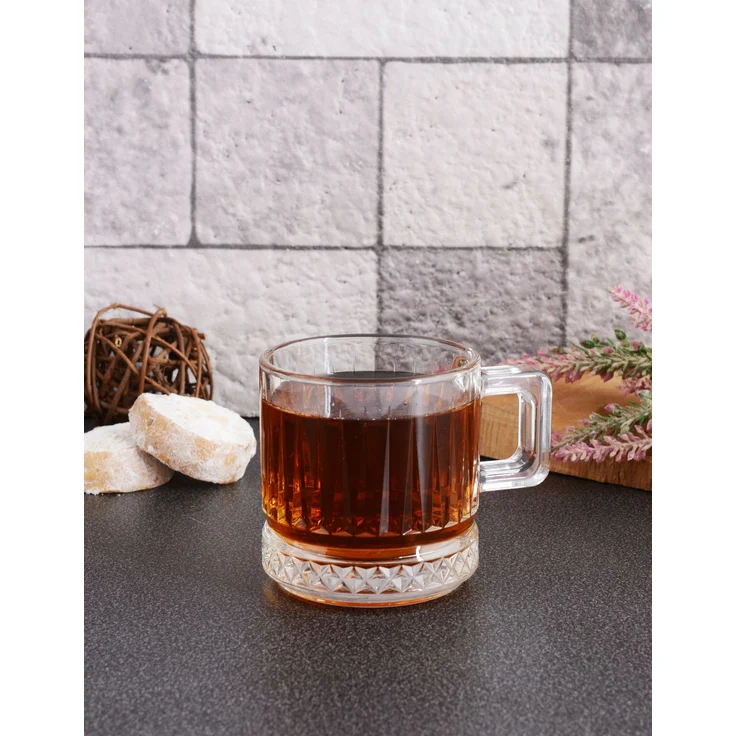 Pasabahce 2er Set 195cc 55422 Elysia Teegläser Fincan Kupasi transparent – Bild 1
