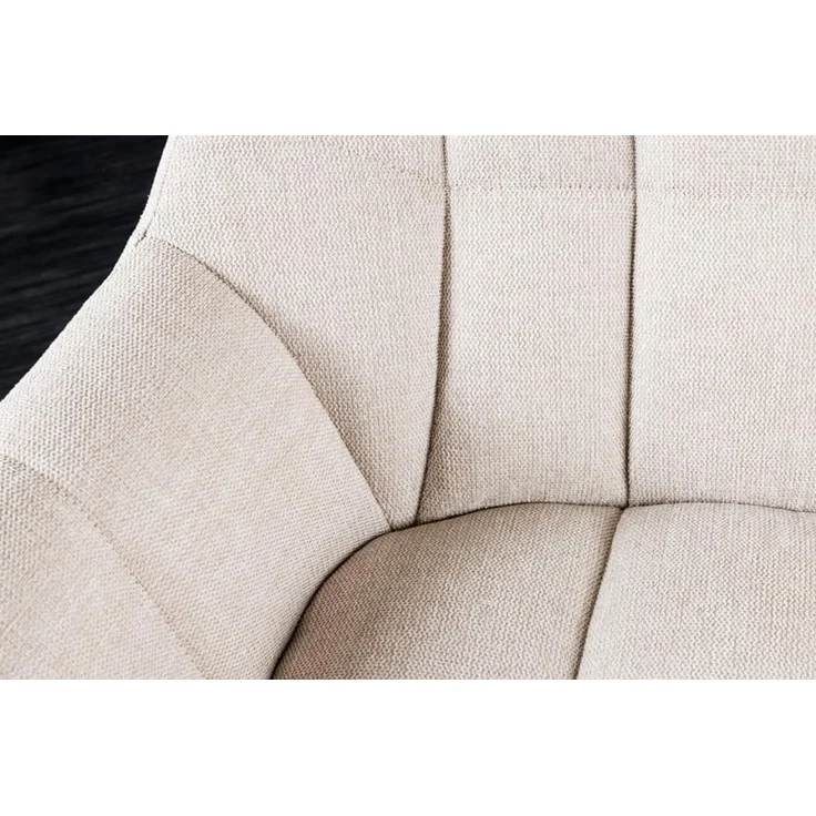 riess-ambiente Sitzbank PAPILLON 165cm champagner beige - Stoff, Metall-Füße, mit Armlehne (Einzelartikel, 1-St), gepolsterte Bank mit Rückenlehne – ideal für Esstisch, Küche & Flur – Bild 5