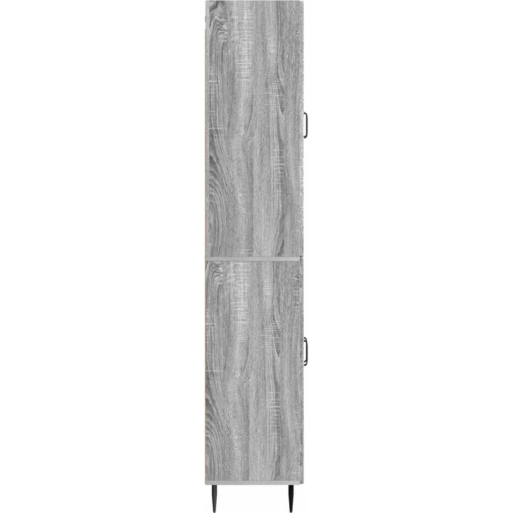 vidaXL Schrankset 2 pcs Grau Sonoma 66 x 34,5 x 89,5 cm Holzwerkstoff 3416625 – Bild 5
