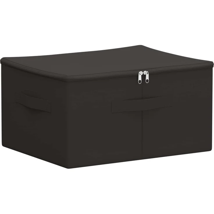 vidaXL Aufbewahrungsbox Vliesstoff 43 x 34 x 23 cm 33,6 L Anthrazit 42024577 – Bild 2