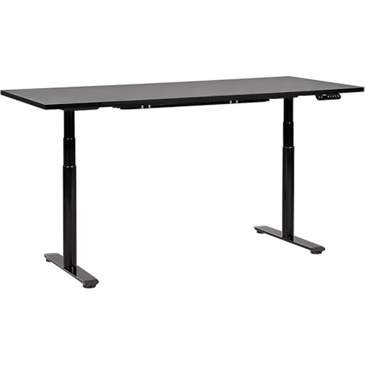 Höhenverstellbarer Schreibtisch Elektrisch Schwarz Destin IV