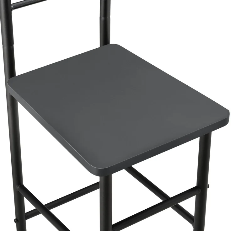 Herrendiener Stuhl Anaheim 107x45x45 cm Dunkelgra en. casa – Bild 4