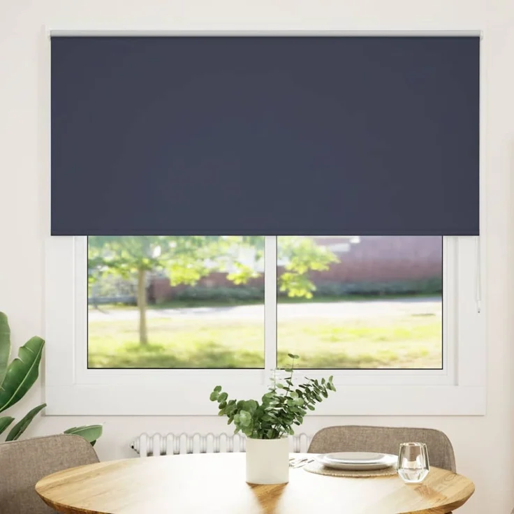 vidaXL Verdunkelungsrollo Marineblau 160x175 cm Stoffbreite 156,6 cm 4011556 – Bild 1