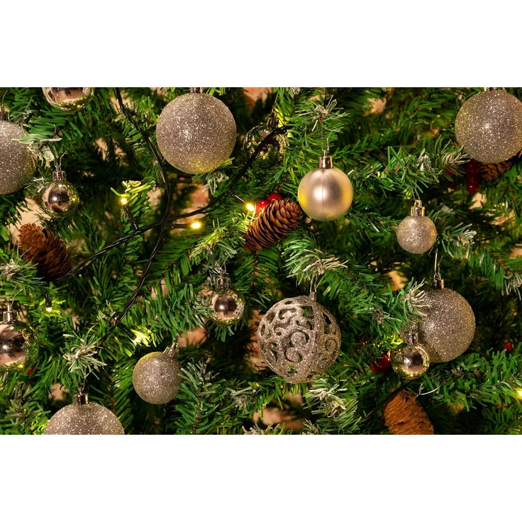 Weihnachtsbaumkugeln 100er-Set Baumschmuck Christbaumkugeln Weihnachtskugeln – Bild 5